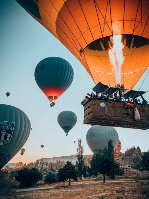 Heißluftballon in Kappadokien