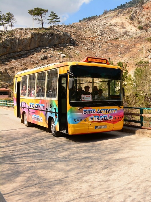 Cabrio Bus Safari Tour in Side