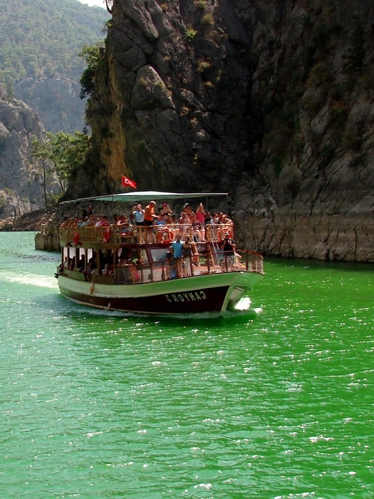Grünen Canyon Boatsfahrt von Belek
