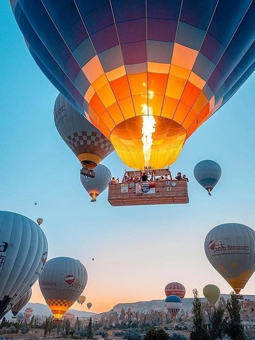 Heißluftballon in Kappadokien von Istanbul