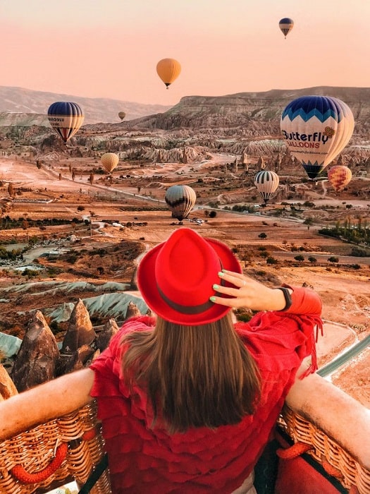 Heißluftballonfahrt in Kappadokien von Belek
