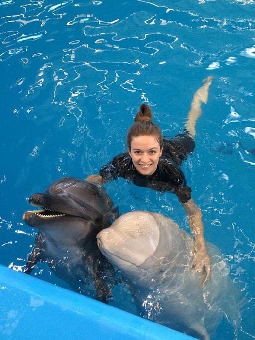 Schwimmen mit Delfinen in Side
