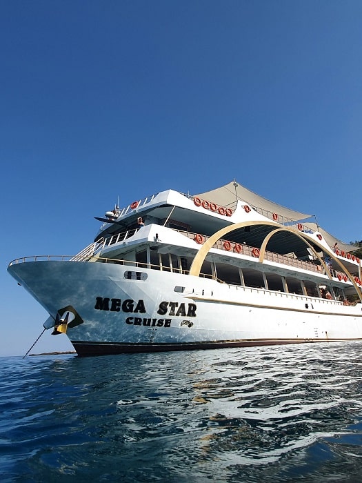 Tagestour Mega Star Bootsfahrt von Antalya