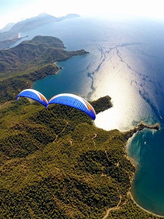 Paragliding Gleitschirmfliegen in Kemer