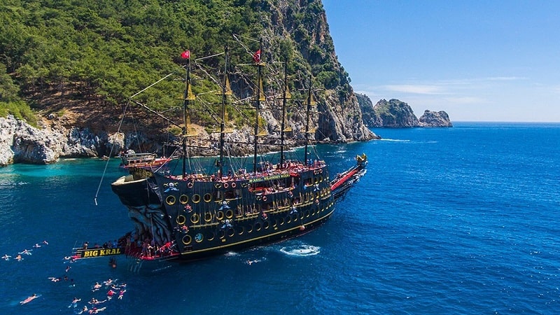 Big Kral Piratenbootsfahrt in Antalya