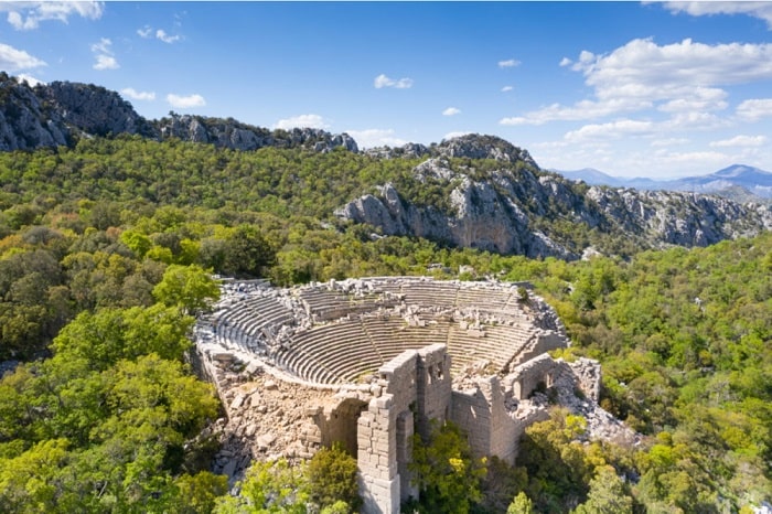 Wandern zu den Ruinen von Termessos