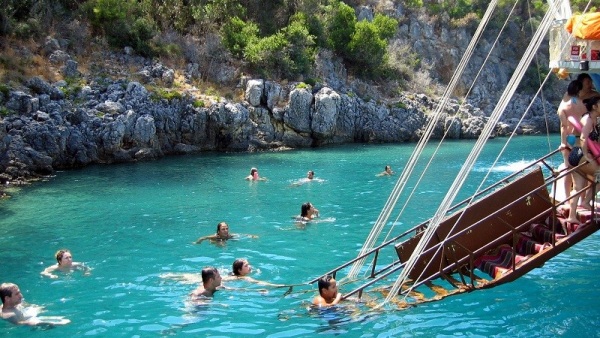 Antalya Bootsfahrt mit Düden Wasserfall